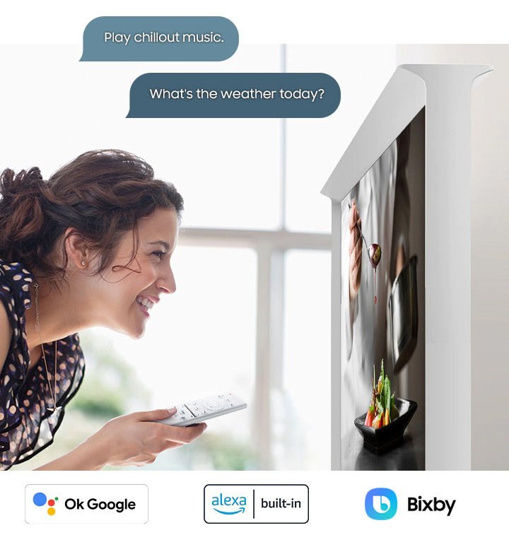 qled tivi serif samsung 4k 65 inch 65ls01ba lifestyle tv