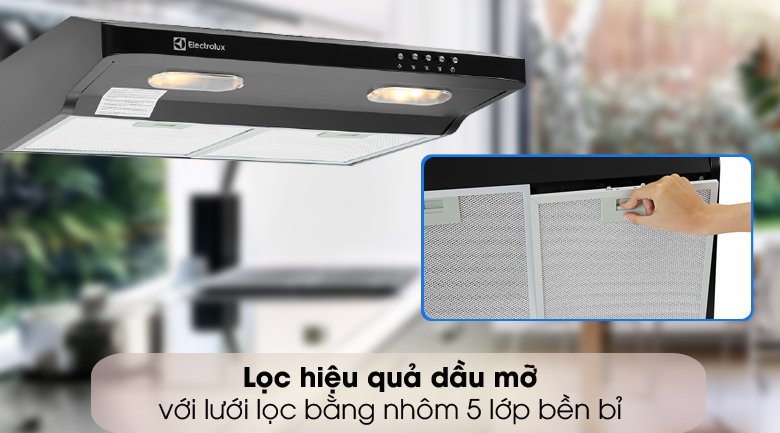 máy hút mùi âm tủ electrolux eft6032k