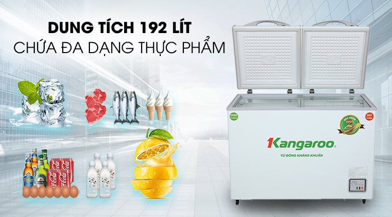 tủ đông kangaroo 192 lít kg 266nc2