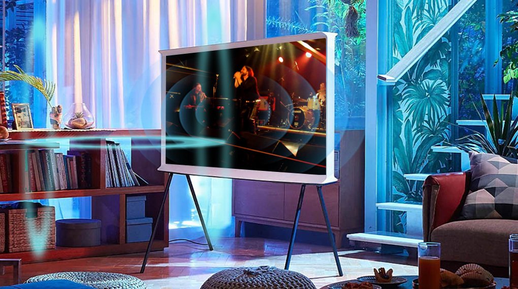 qled tivi serif samsung 4k 55 inch 55ls01bp lifestyle tv