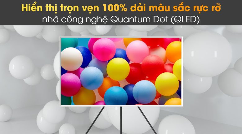 smart tivi khung tranh the frame qled samsung 4k 55 inch qa55ls03a