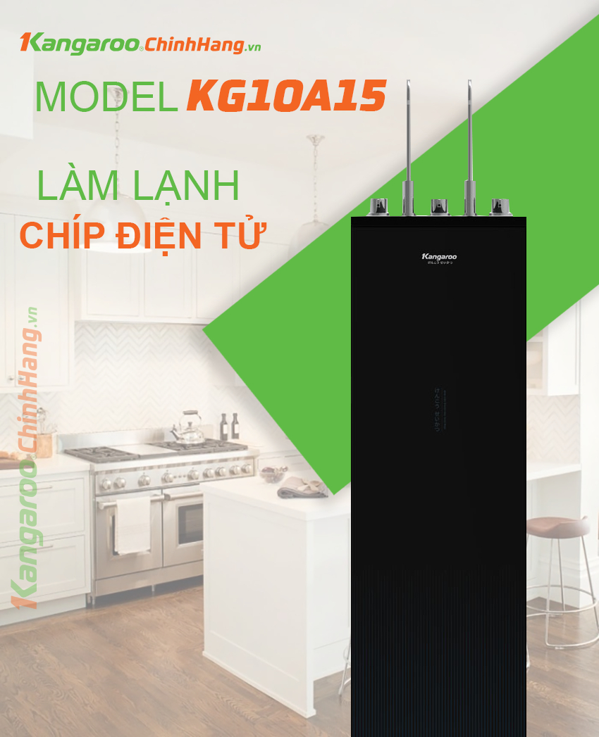 máy lọc nước nóng lạnh kangaroo kg10a15