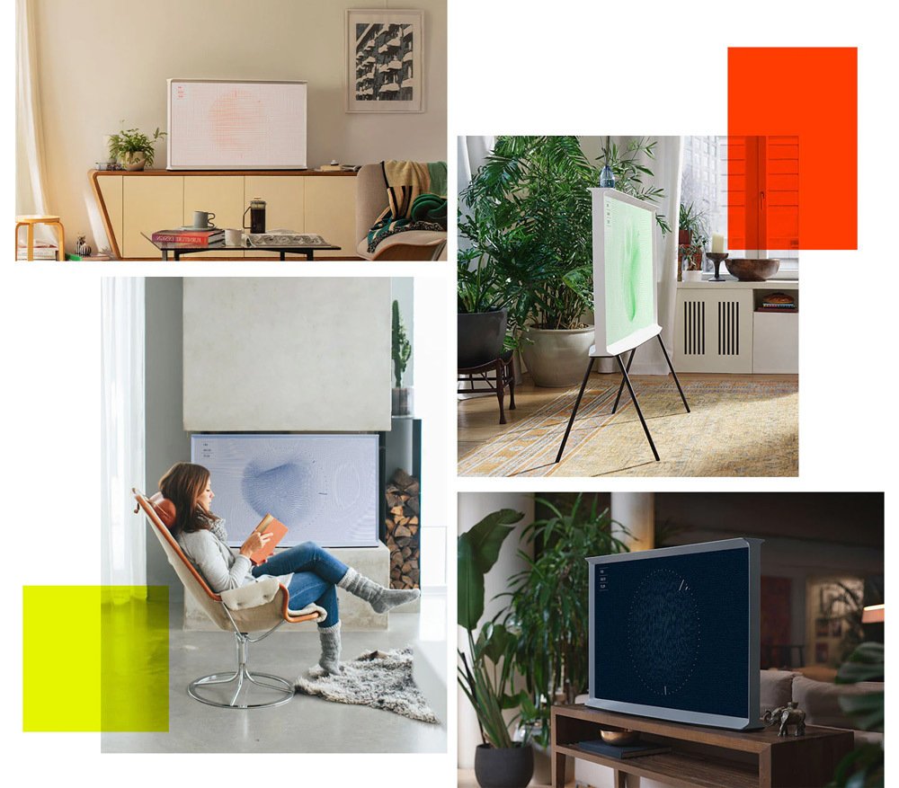 qled tivi serif samsung 4k 65 inch 65ls01ba lifestyle tv