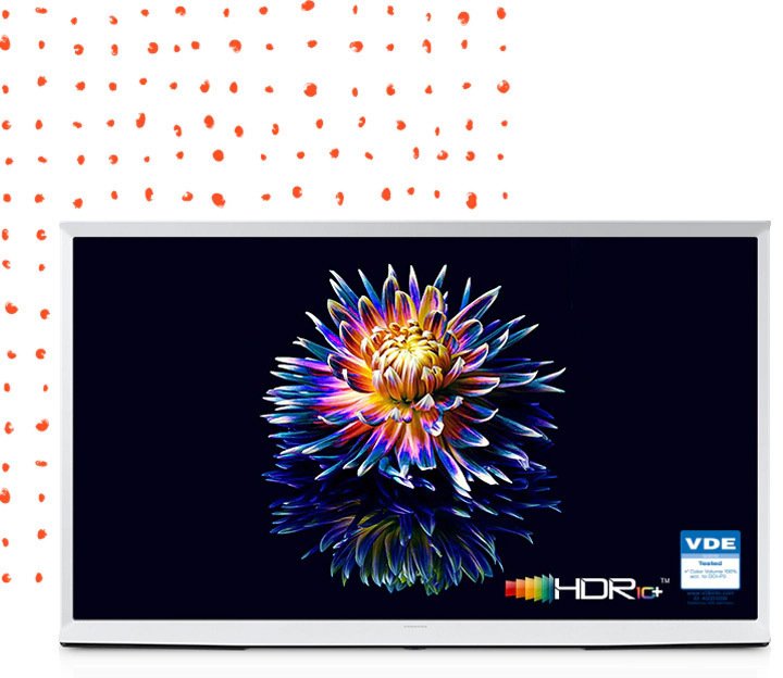 qled tivi serif samsung 4k 65 inch 65ls01ba lifestyle tv