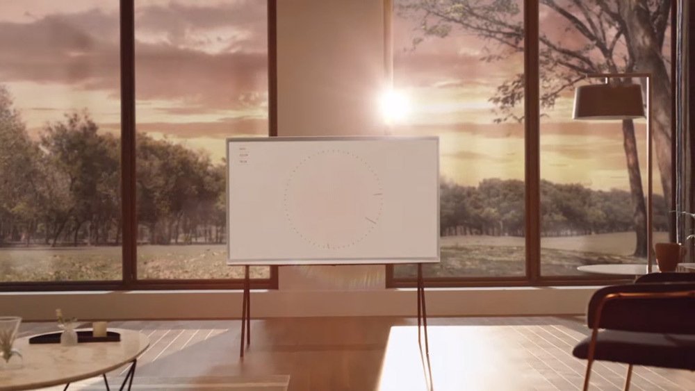 qled tivi serif samsung 4k 65 inch 65ls01ba lifestyle tv