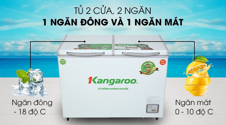 tủ đông kangaroo 192 lít kg 266nc2