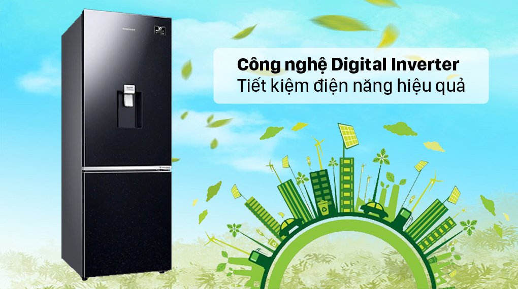 tủ lạnh samsung inverter 307 lít rb30n4190bu/sv