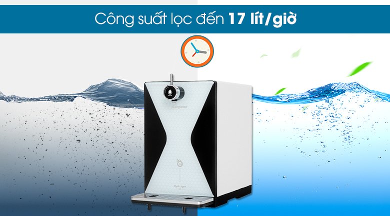 máy lọc nước ro hydrogen kangaroo kg100med 5 lõi