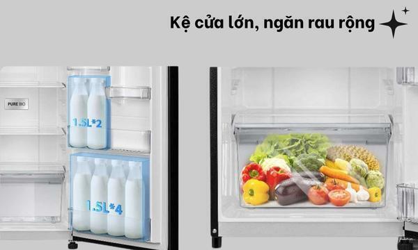 tủ lạnh toshiba inverter 233 lít gr-rt303we-pmv(52)