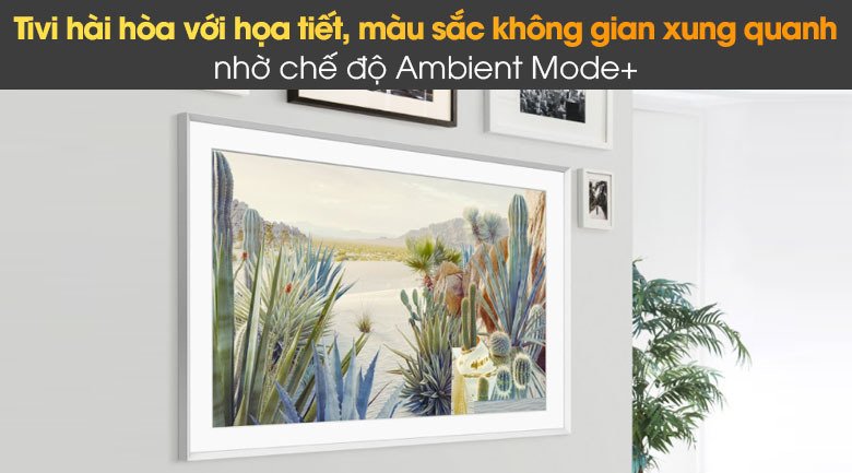 smart tivi khung tranh the frame qled samsung 4k 55 inch qa55ls03a