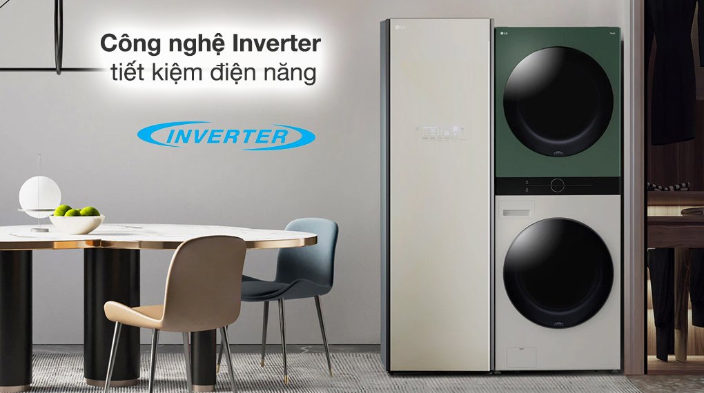 tủ chăm sóc quần áo thông minh lg styler inverter 5 móc s5boc