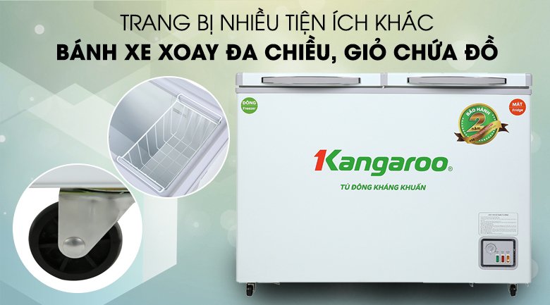 tủ đông kangaroo 192 lít kg 266nc2