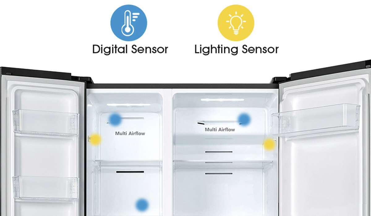 tủ lạnh hisense inverter 519 lít hs56wf