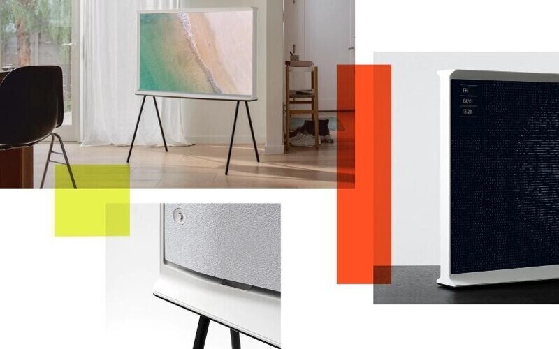 smart tivi samsung 4k the serif 55 inch qa55ls01bb