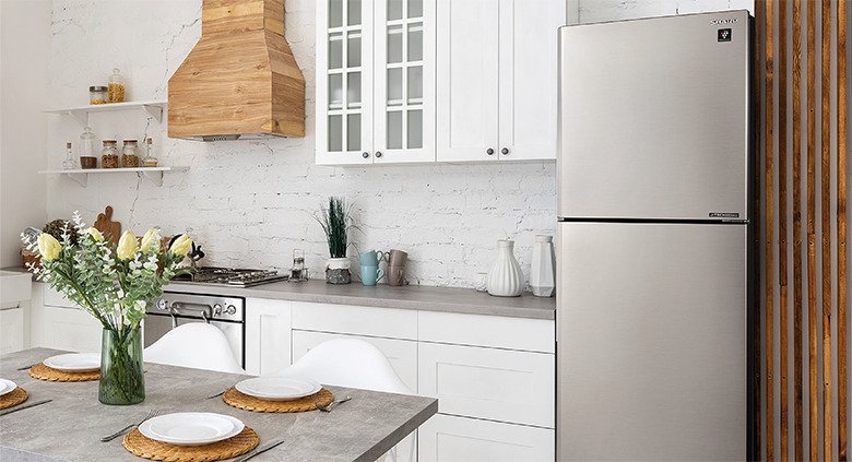 tủ lạnh sharp inverter 300 lít sj-xp322ae-sl