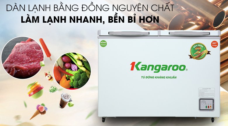 tủ đông kangaroo 192 lít kg 266nc2