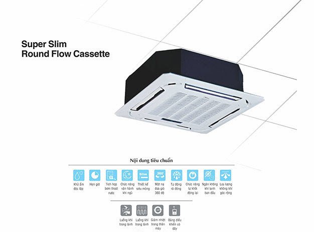 máy lạnh âm trần midea mcd-36crn1 4.0 hp (4 ngựa)