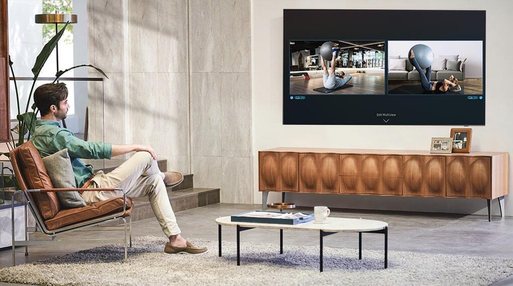 smart tivi khung tranh the frame qled samsung 4k 85 inch qa85ls03b