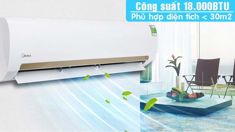 máy lạnh midea 2.0hp msafii-18crn8