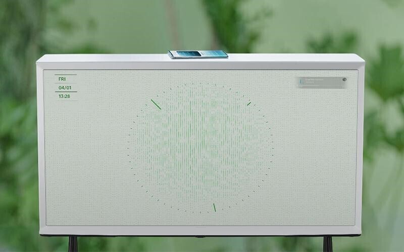 smart tivi samsung 4k the serif 55 inch qa55ls01bb