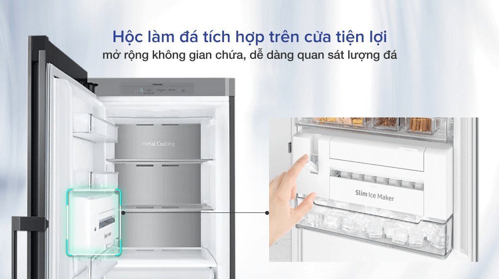 tủ lạnh samsung inverter 323 lít rz32t744535/sv
