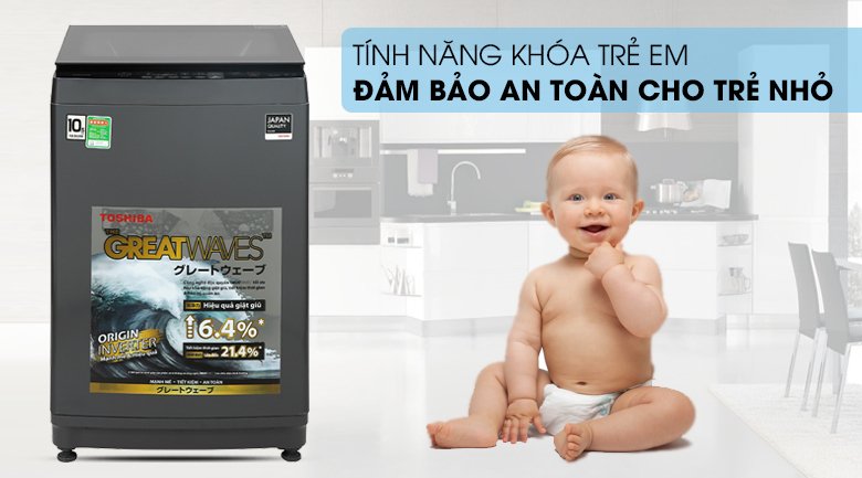 máy giặt toshiba inverter 10.5 kg aw-duk1150hv(mg)