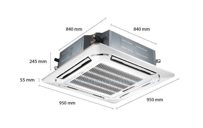 máy lạnh âm trần midea mcd-36crn1 4.0 hp (4 ngựa)