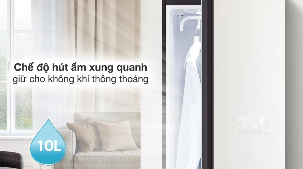tủ chăm sóc quần áo thông minh lg styler inverter 5 móc s5boc