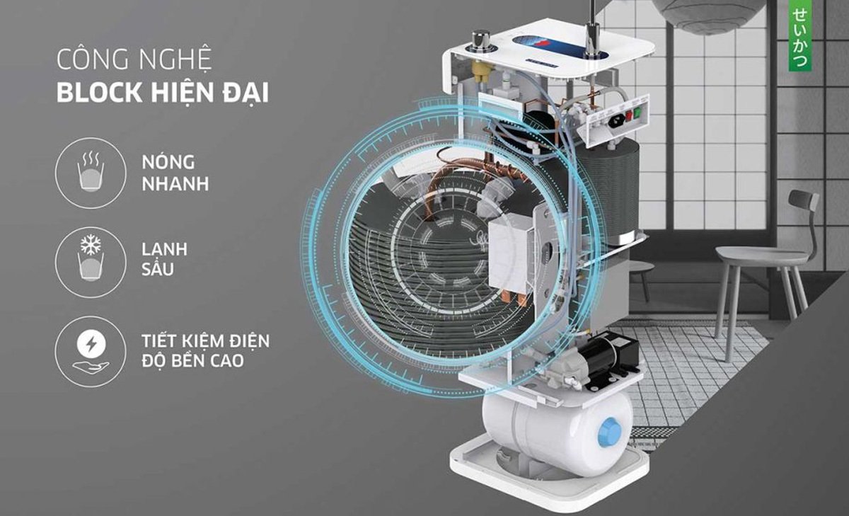 máy lọc nước kangaroo hydrogen ion kiềm kg10a8es