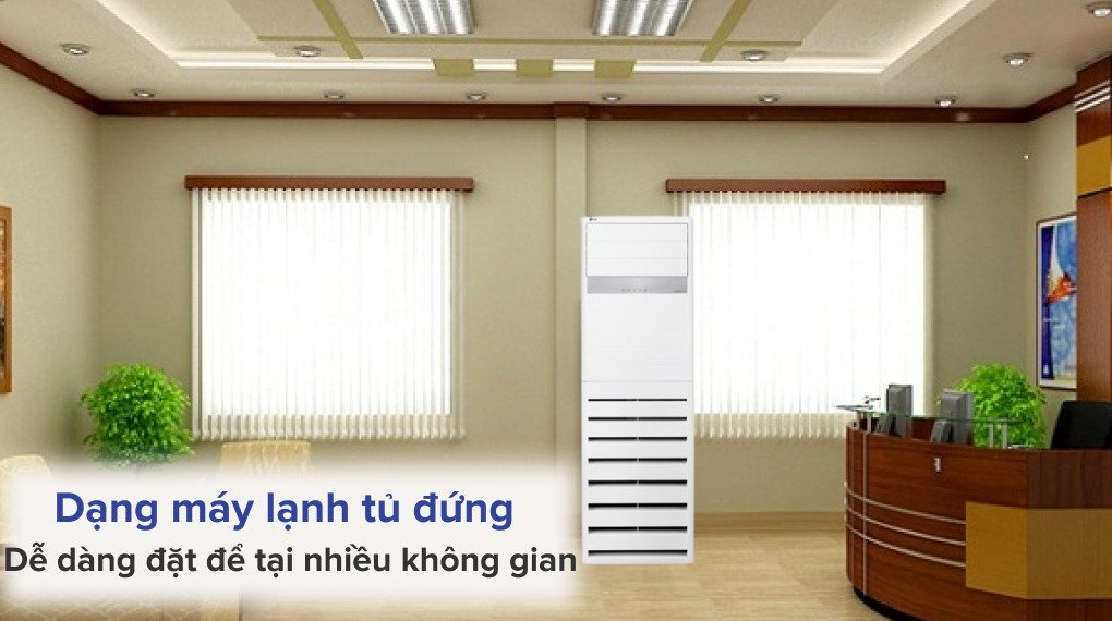 máy lạnh tủ đứng lg inverter 5 hp zpnq48lt3a0 (3 pha)