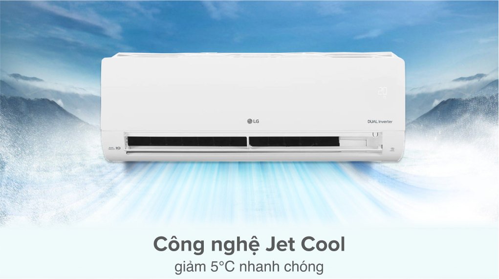 máy lạnh 2 chiều lg inverter 1 hp b10end1