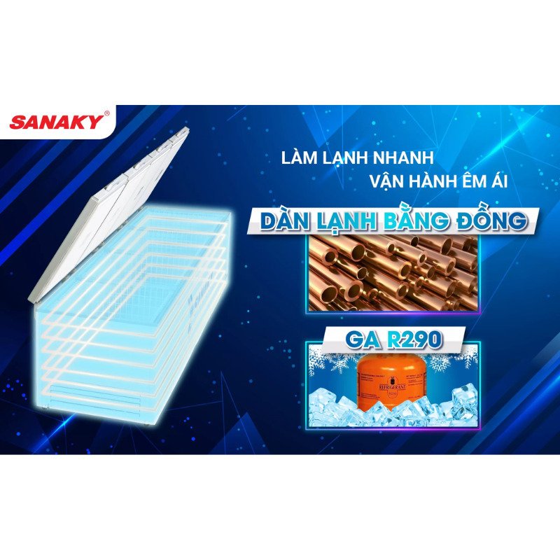 tủ đông sanaky vh-2399hy