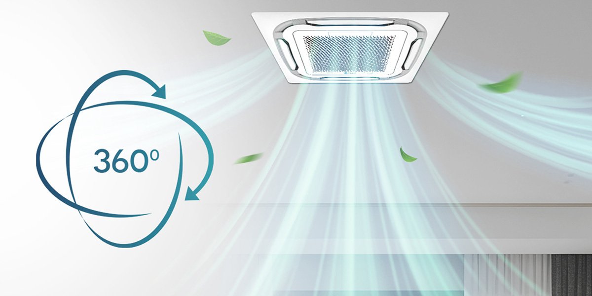 điều hòa âm trần casper 48000btu inverter 1 chiều cc-48is35