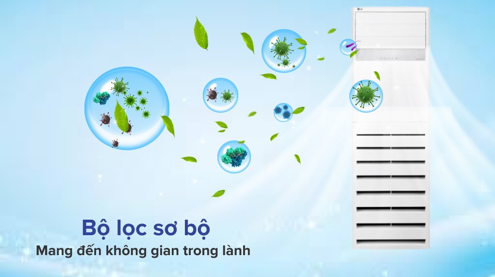 máy lạnh tủ đứng lg inverter 5 hp zpnq48lt3a0 (3 pha)