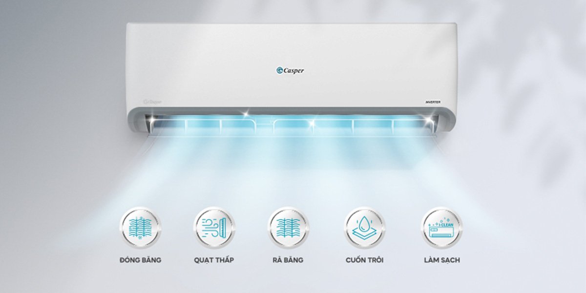 máy lạnh casper inverter 1.5 hp tc-12is36