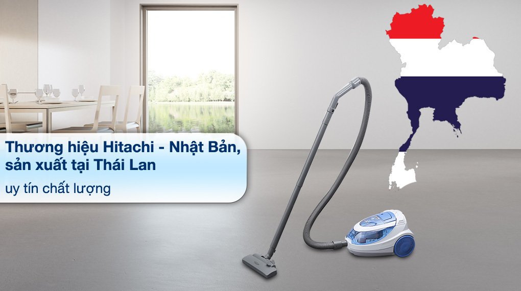 máy hút bụi dạng hộp hitachi cv-sh18e bl