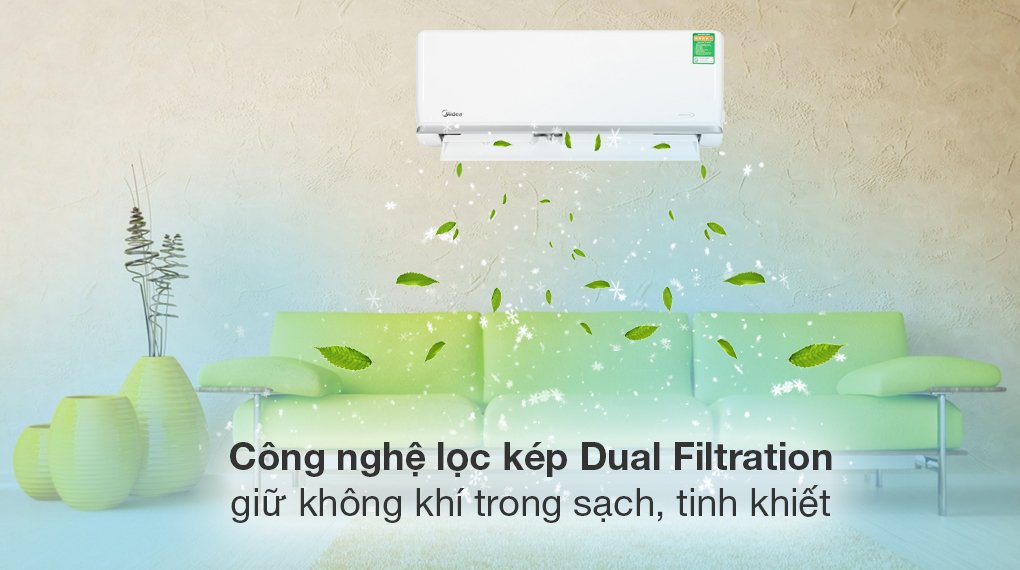 máy lạnh midea inverter 2 hp msaga-18crdn8