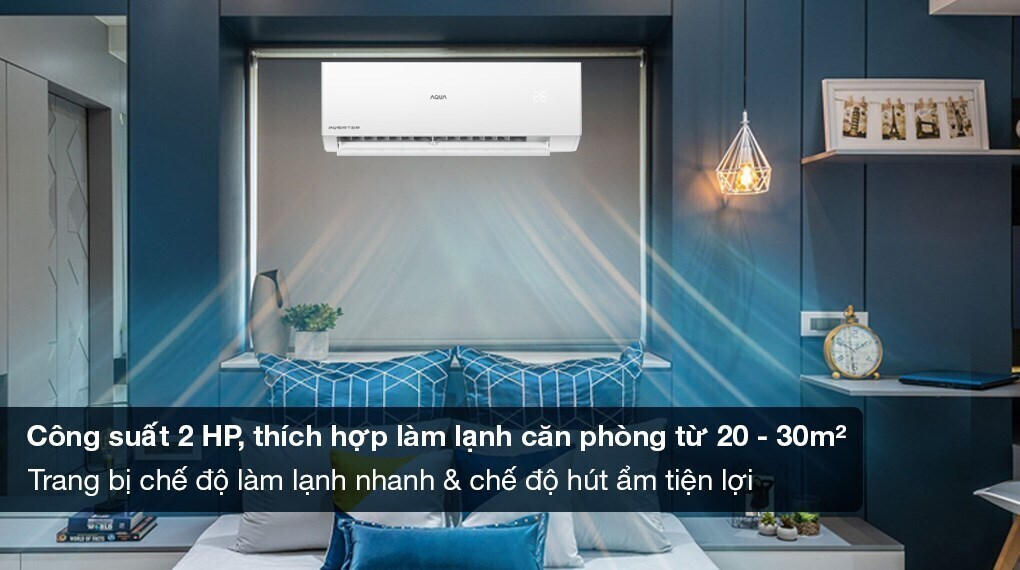 máy lạnh aqua inverter 2 hp aqa-rv18qe