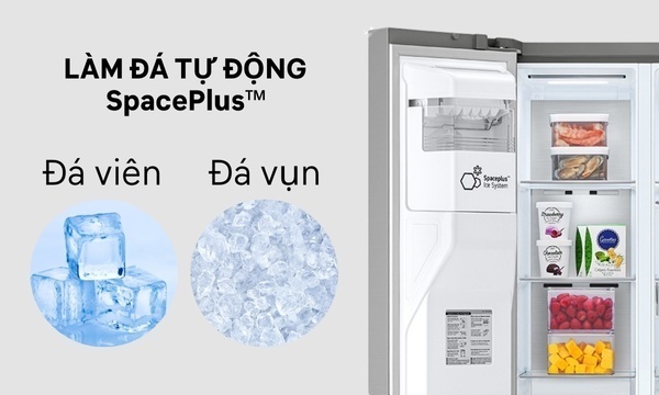 tủ lạnh lg inverter 635 lít gr-g257sv