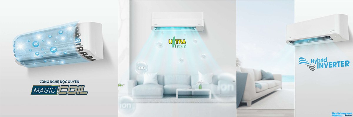 máy lạnh toshiba inverter 1 hp ras-h10s4kcvg-v mẫu 2024