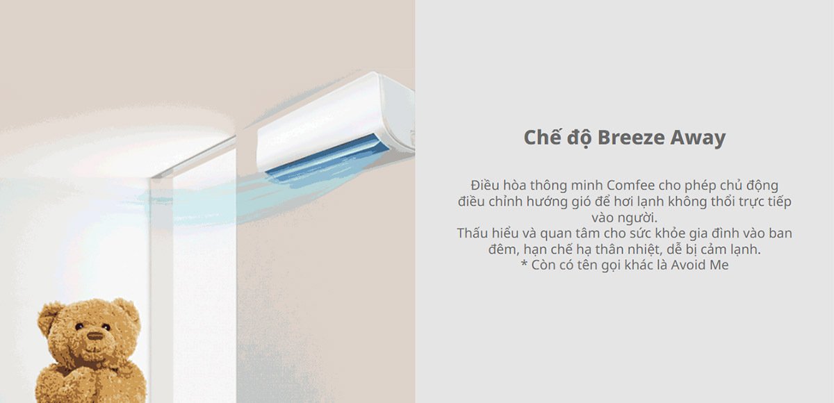 máy lạnh comfee inverter 1.5hp cfs-13vaff-v