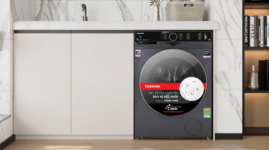 máy giặt toshiba inverter 10.5 kg tw-bk115g4v (mg)