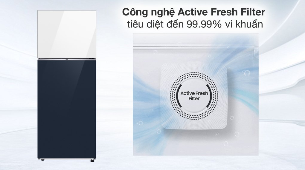 tủ lạnh samsung inverter 460 lít bespoke rt47cb66868asv