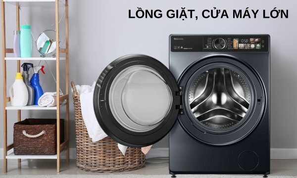 máy giặt sấy toshiba inverter twd-t25bzu115mwv(mg) 10.5/7kg