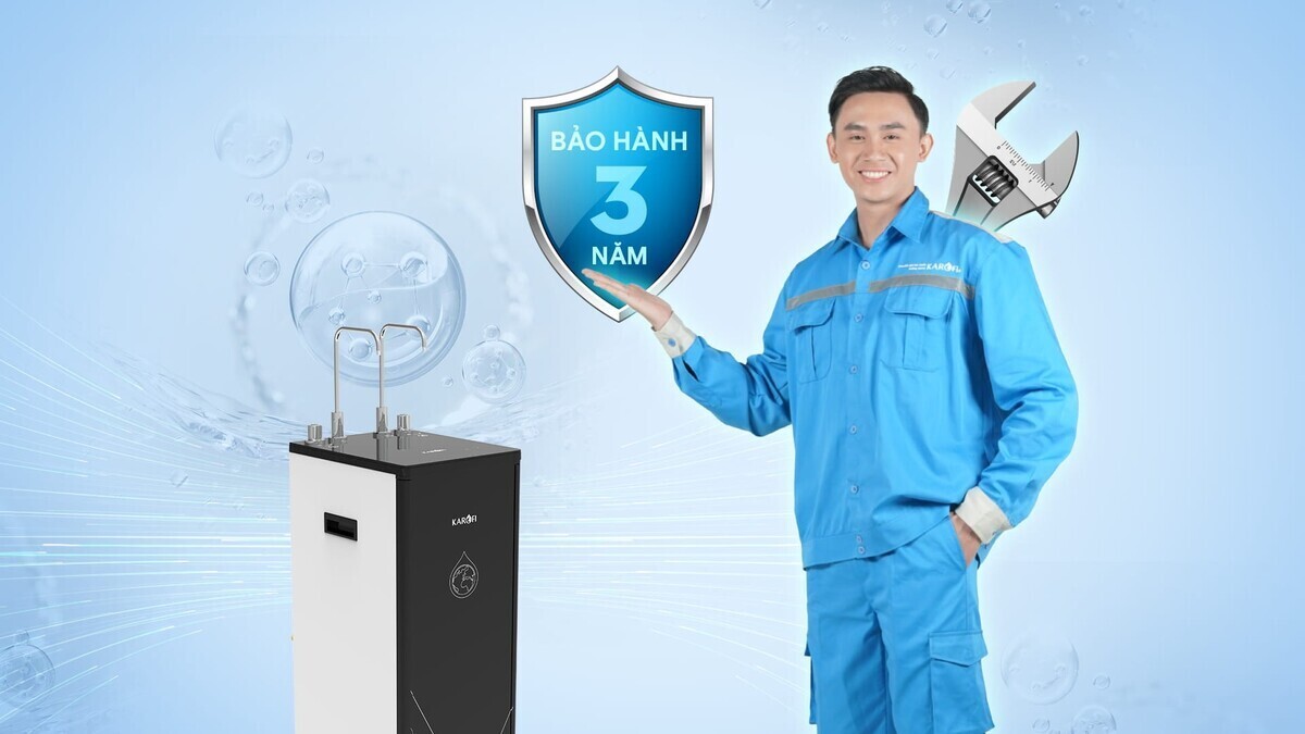 máy lọc nước nóng nguội karofi kah-d10