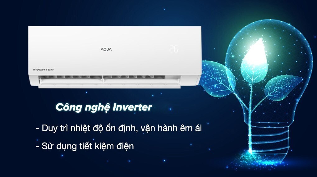 máy lạnh aqua inverter 2 hp aqa-rv18qe