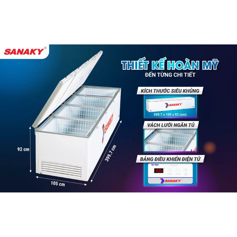tủ đông sanaky vh-2399hy