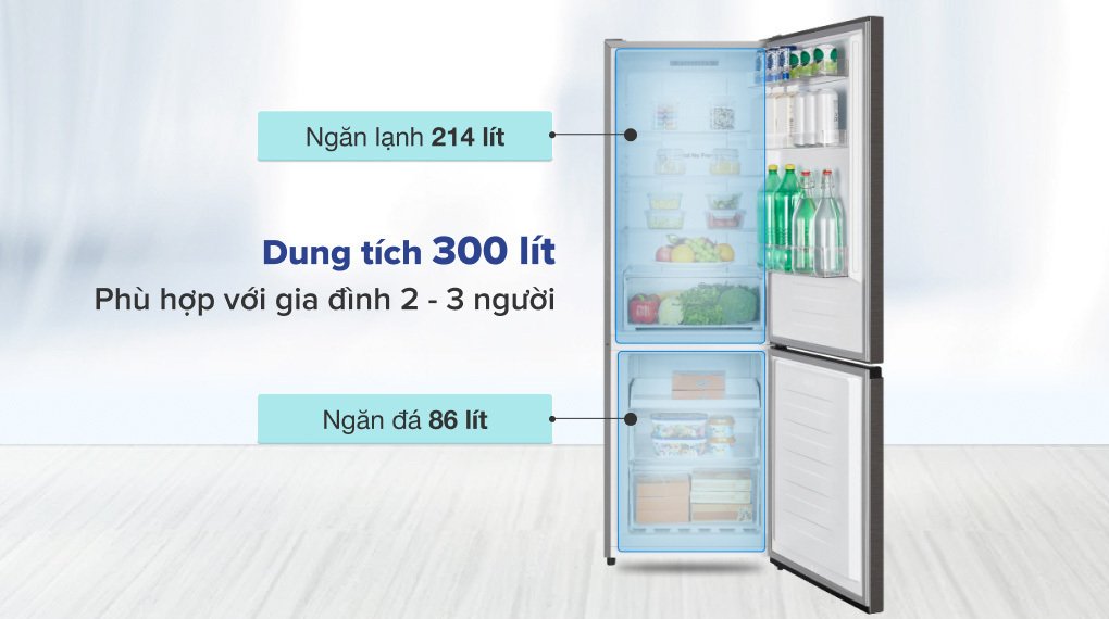tủ lạnh casper inverter 300 lít rb-320vt