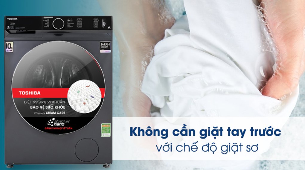 máy giặt toshiba inverter 10.5 kg tw-bk115g4v (mg)
