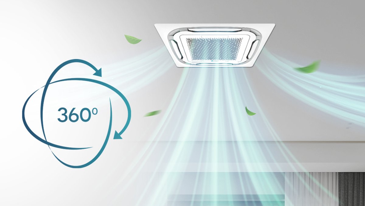 điều hòa âm trần casper 36000 btu 1 chiều cc-36fs35